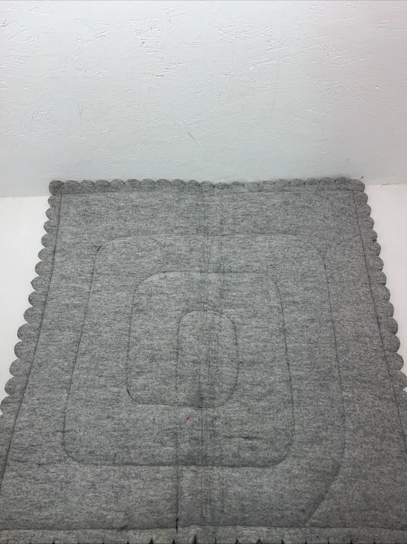 New Green Plaid Navajo Felt Scalloped Saddle Pad 30x30 #89-482 Pad-23