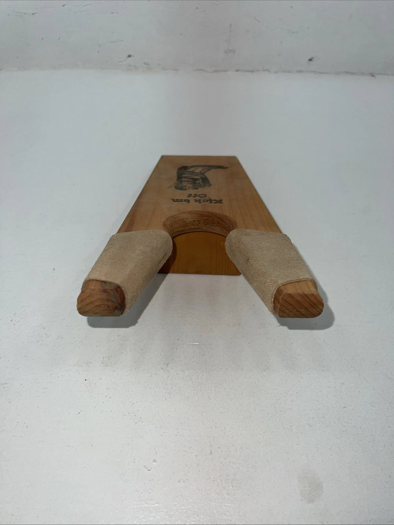 New Wooden Tan “kick Em Off” Boot Jack 3C-5