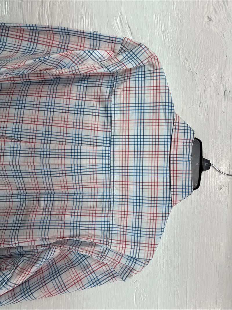 New Men’s ELY Cattleman Multicolor Stripe Long Sleeve Pearl Snap Large CC-20