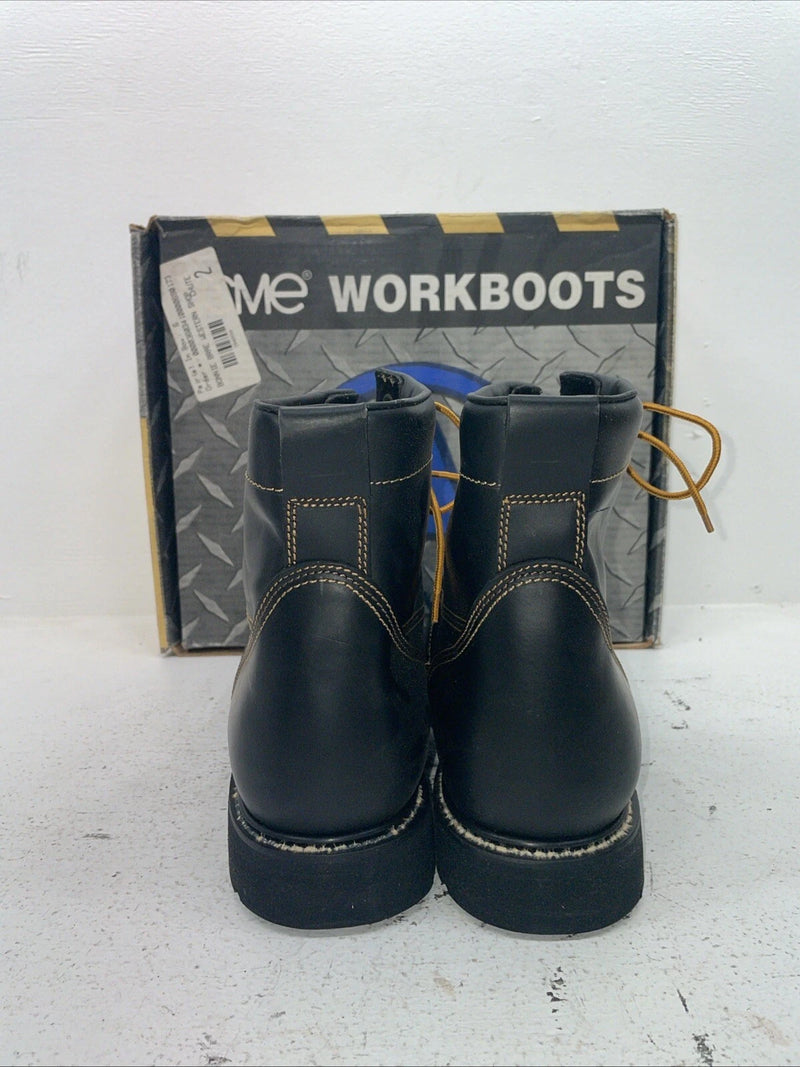 New Men’s Black Lace Up Acme Cowboy Boots. 9083 13 E W. 10-35