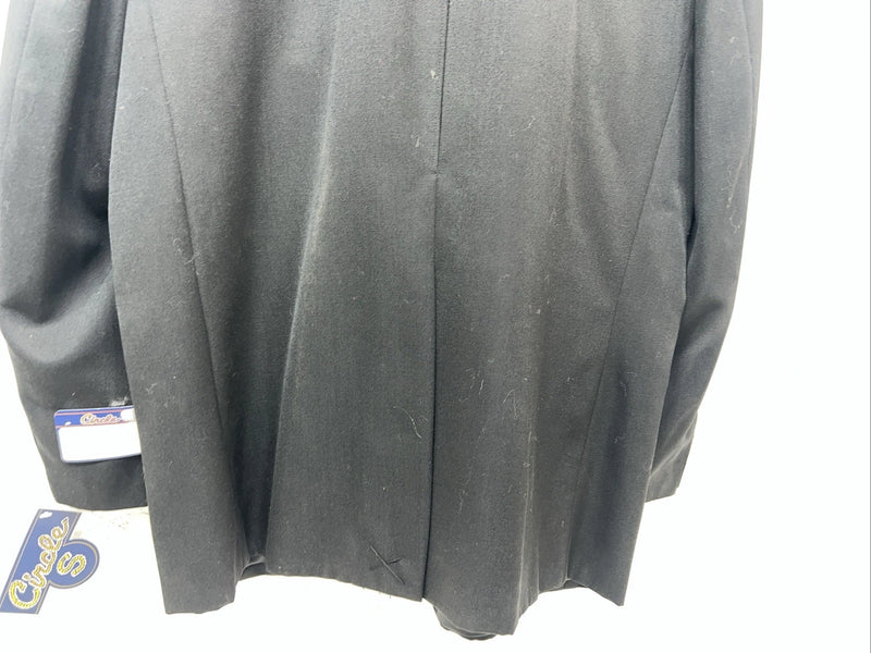New Men’s Circle S Black Suit Jacket 48R #25832 Y-607