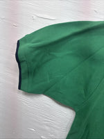 New Men’s Wrangler Green Black Short Sleeve Polo Shirt XL T-22