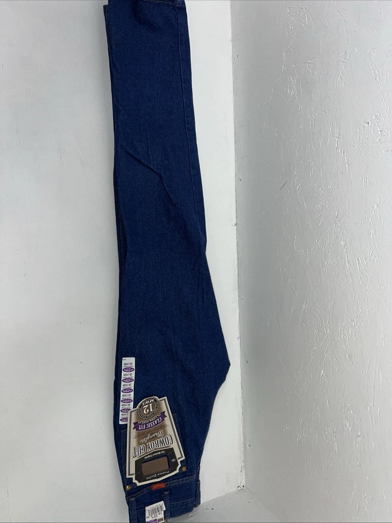 New Men’s Cowboy Cut Classic Fit Wrangler Denim Jeans. 13/14x34 G-13