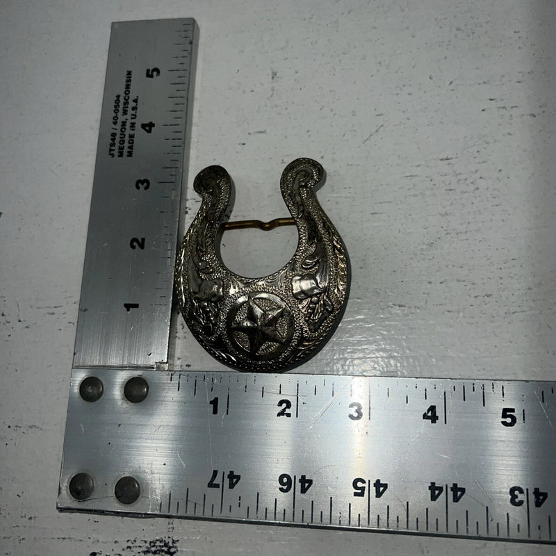 New Women’s Award Design Silver Star Buckle. MRB8502 A-122