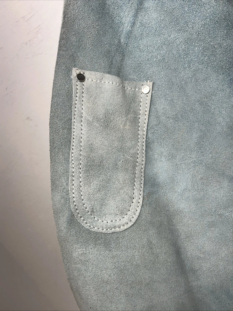 NOS Blue Farrier Chaps With Rasp Magnet Adjustable Waist 39” N-33