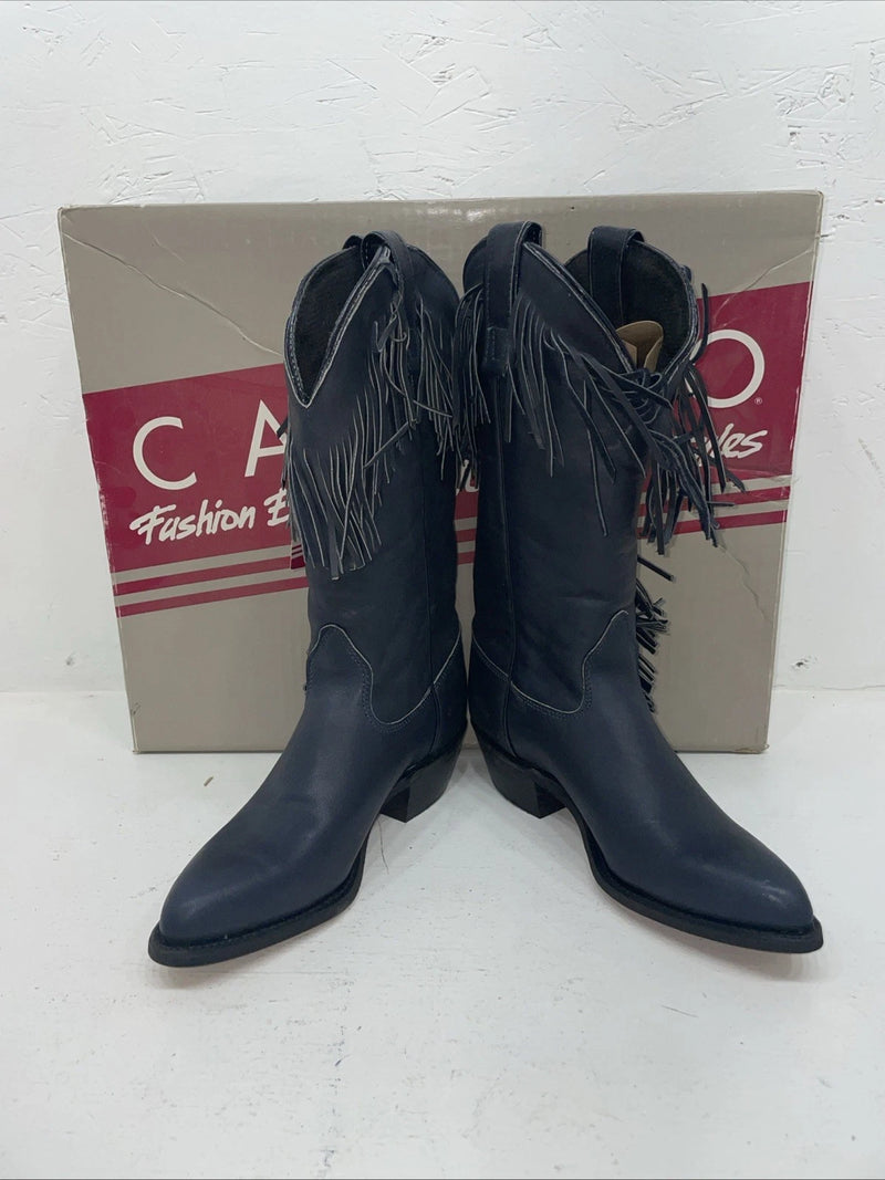 New Women’s Navy With Fridge Capezio Cowboy Boots. L 692 5 M. 2-48