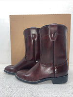 New Youth Cherry Black Texas Brand Cowboy Boots. 3008 3.5 3 1/2 D. 22-35