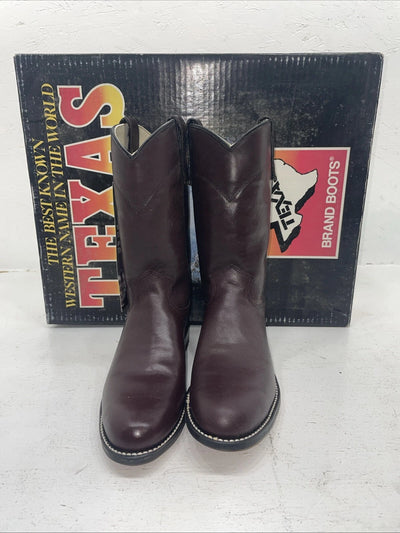 New Women’s Red Texas Brand Cowboy Boots. 4453 7 M. 18-37