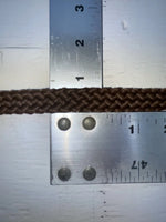New Brown Genuine Leather Braided 34” Belt JJ-15