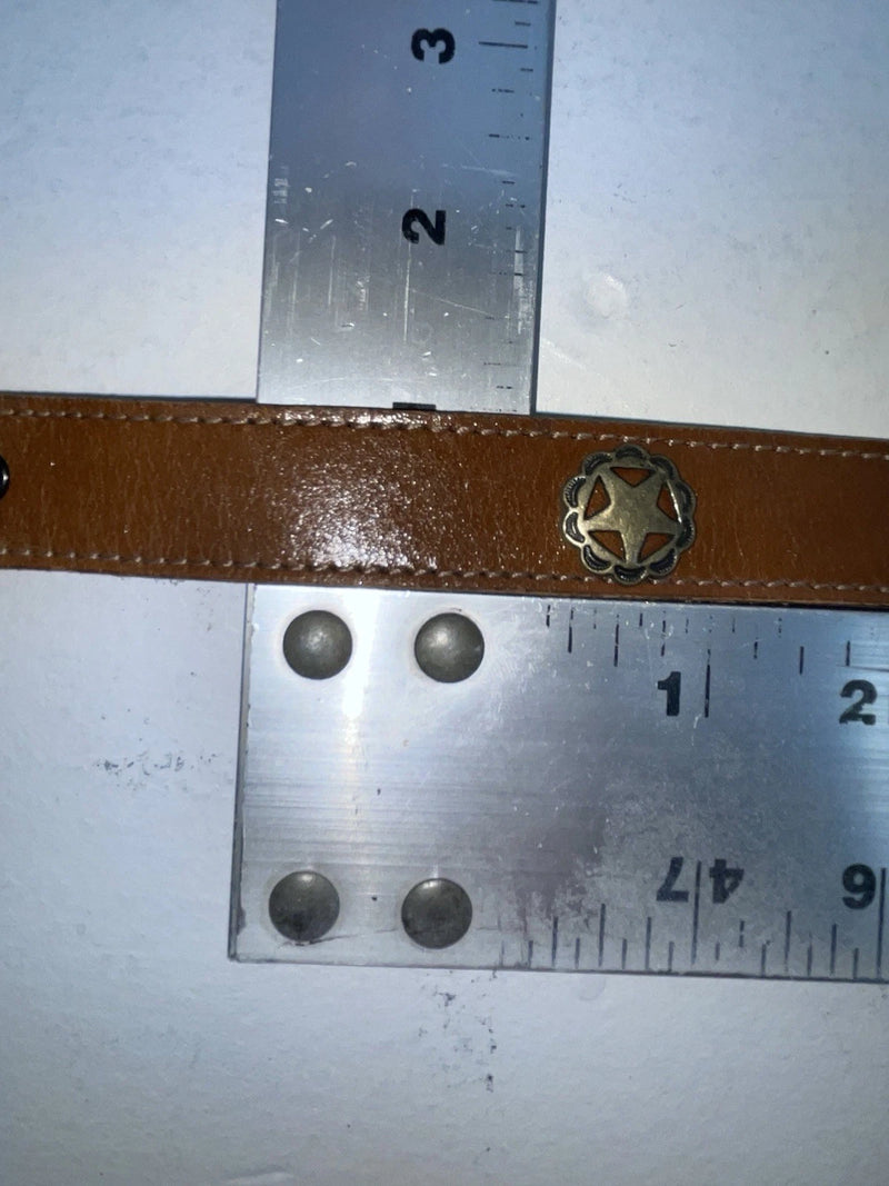 New Brown Genuine Leather Acme Pendant 28” Belt #4642/28 Z-48