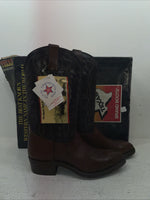 New Men’s Brown Texas Brand Cowboy Boots. 251527503 9.5 9 1/2 D. 5-49