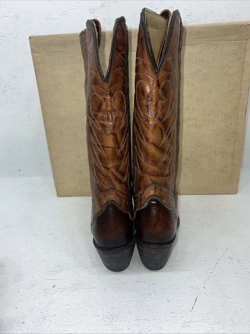 New Women’s Brown Texas Brand Cowboy Boots. L 81 6.5 6 1/2 N. 19-85