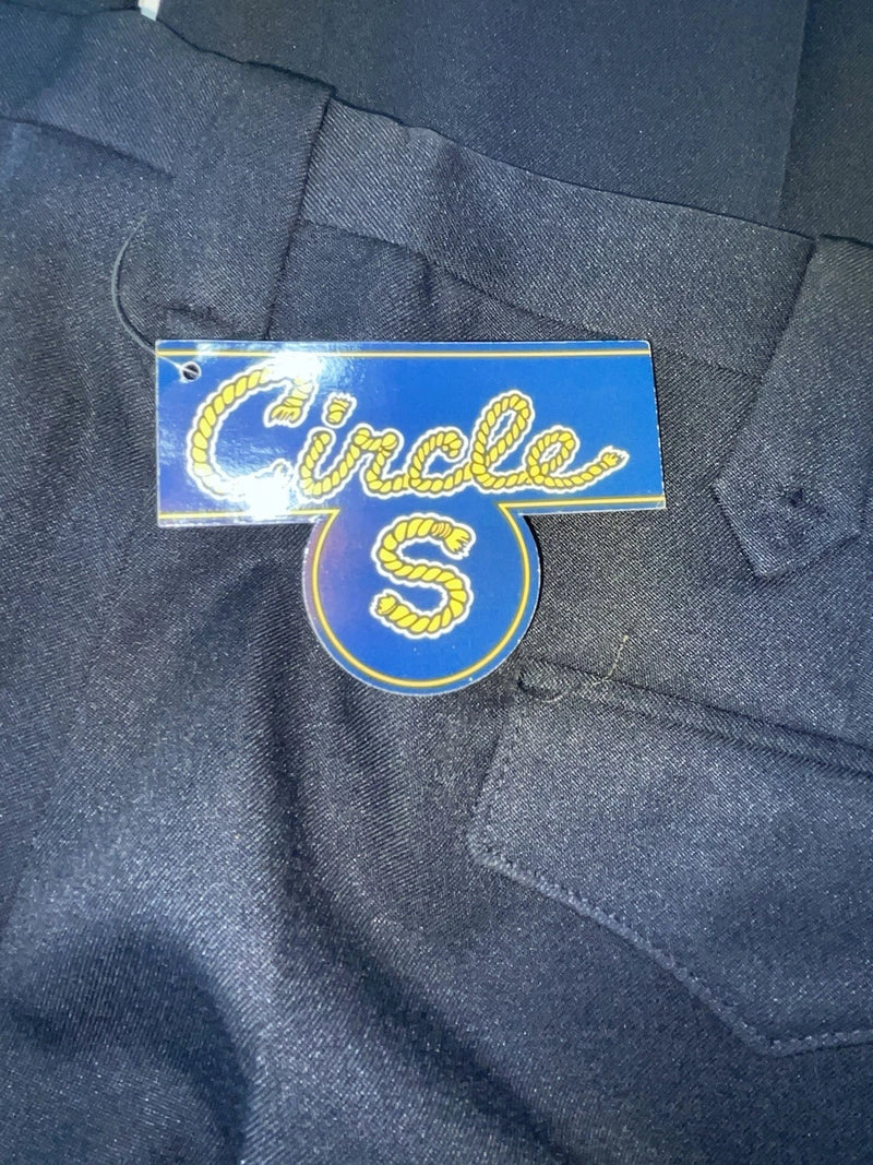 New Vintage Blue Circle S Polyester Pants #CP4793 XX-111