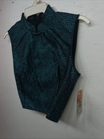 New Women’s 1849 Authentic Ranchwear Blue Western Show Vest XS WW-78