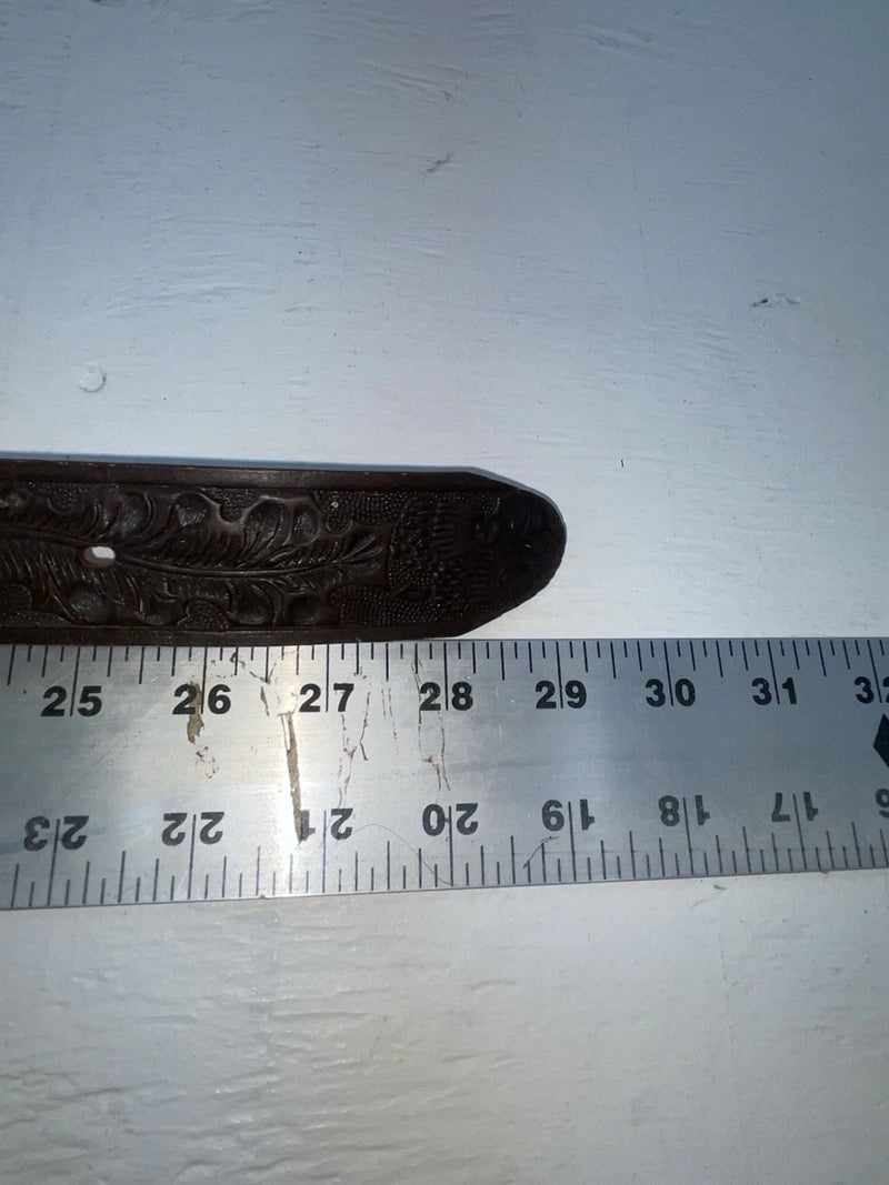 New Brown Genuine Leather Tooled 24” Belt #6400B JJ-100