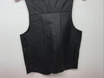 New Women’s Steerbrand Black Leather Biker Vest Small S-601