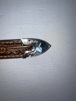 New Brown Genuine Leather Tooled 26” Belt #102 NN-63 