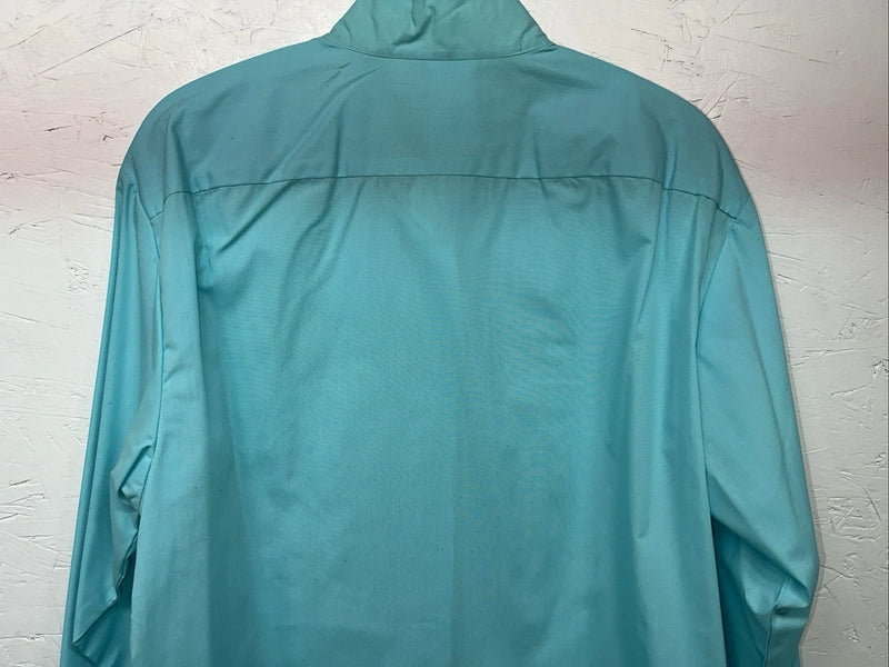 New Women’s Western Collection Turquoise Long Sleeve Button Up Shirt 14 3B-80