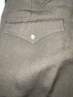 New Vintage Brown Dickson Jenkins Polyester Pants #2167 OO-79