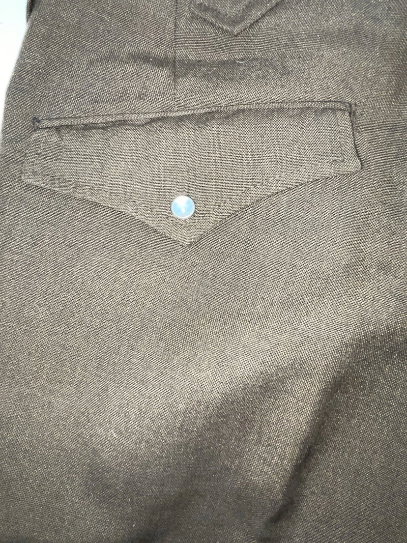 New Vintage Brown Dickson Jenkins Polyester Pants #2167 OO-79
