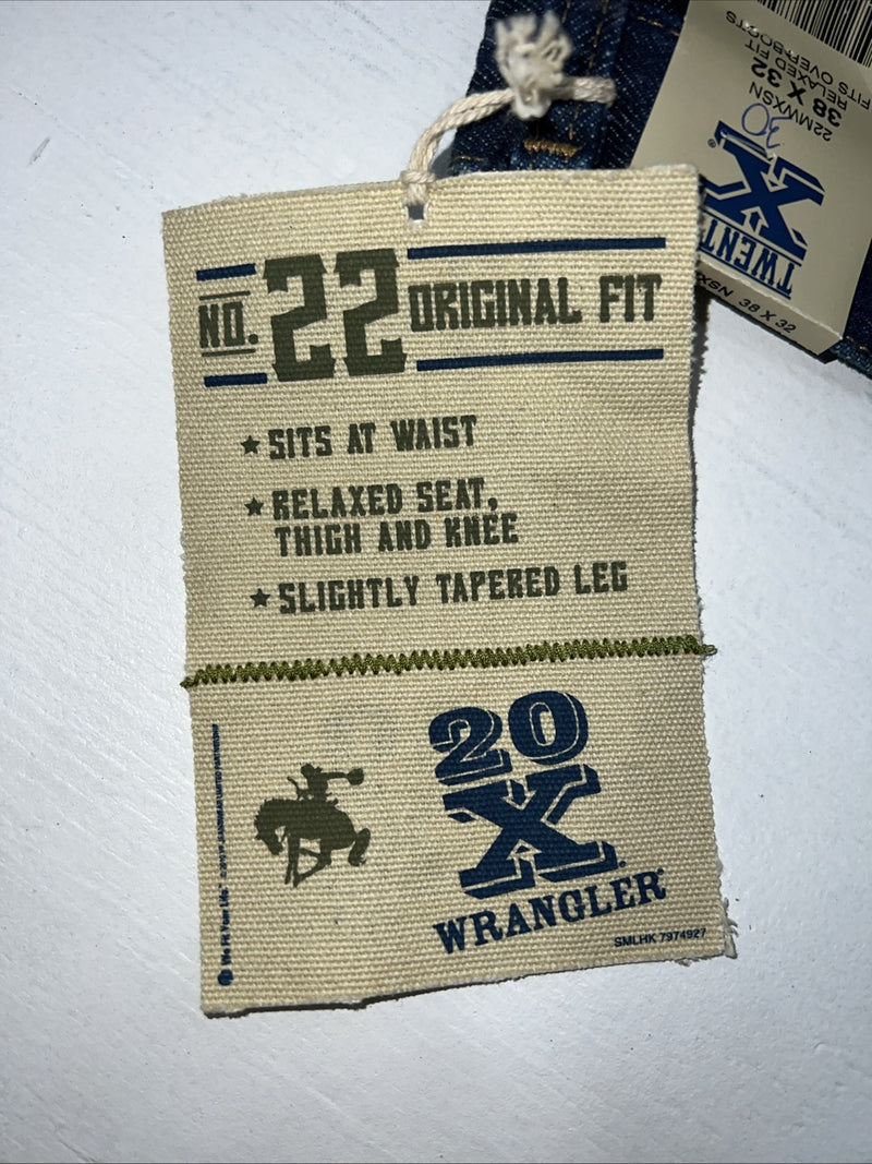 New Men’s Twenty X Relaxed Fit Denim Jeans. 38x32 I-18