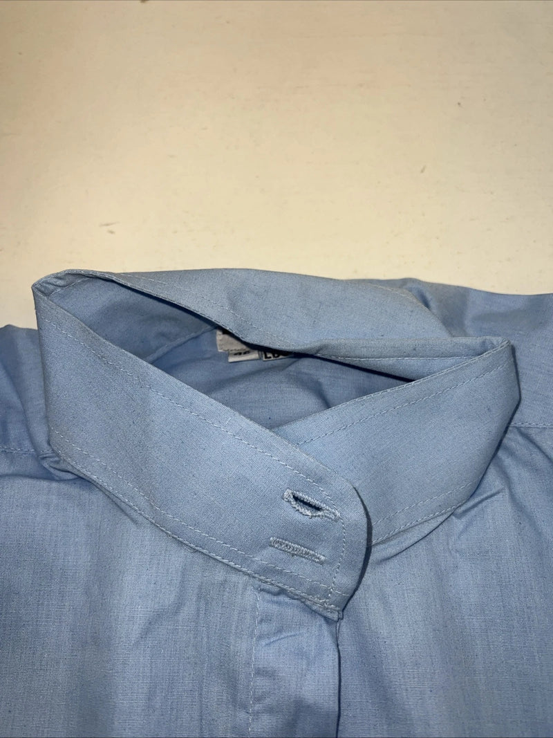 New Women’s Blue EQUISTAR Short Sleeve English Riding Shirt. 42 G-34