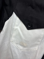 New Kids Cowboy Threads Black White Long Sleeve Button Up Size 10 TT-26