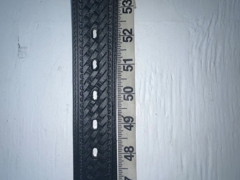 New Black Genuine leather Badger Tooled 50” Belt #B1551XL NN-96