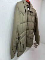 New Women’s Green Tempco Long Puffer Jacket Medium #31387 RR-18