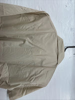 New Men’s ELY Cattleman Tan Short Sleeve Pearl Snap 16.5 Large CC-3