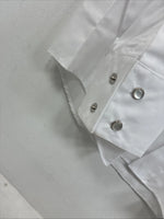 New Boys ELY Cattleman White Long Sleeve Pearl Snap Size 16 KK-46