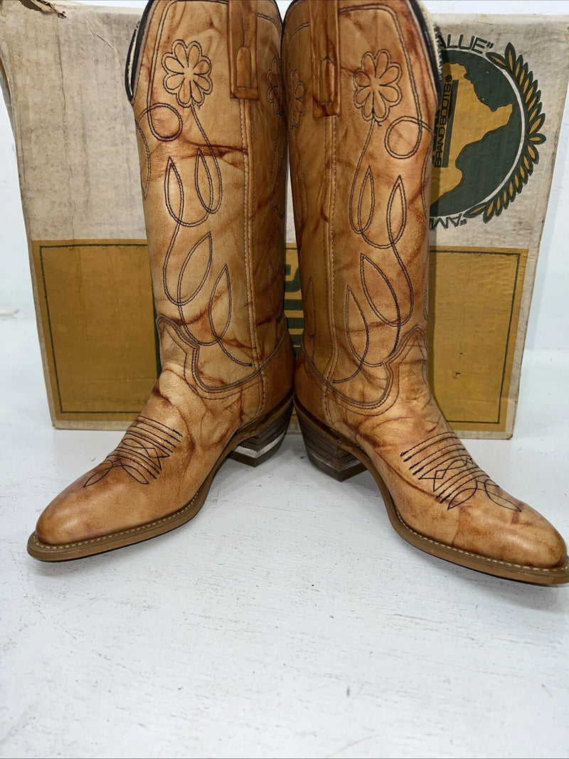 New Women’s Brown Texas Brand Cowboy Boots. L 279 6 M. 20-105