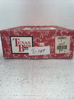 New Youth Brown Lace Up Texas Brand Cowboy Boots. B 1361 6 D. 2-149