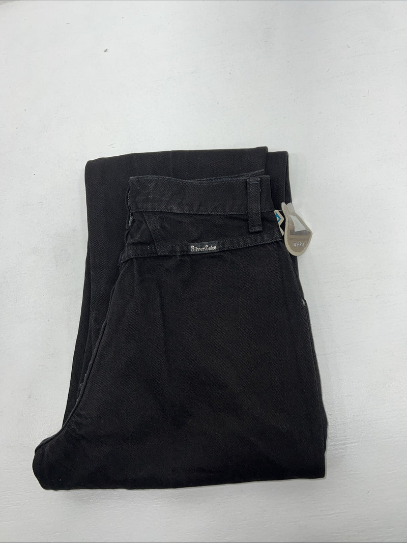 New Women’s Silver Lake Wrangler Classic Fit Black Jeans. 3/4x36 I-21