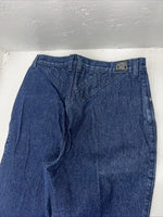 New Women’s Cowboy Ethics Original Fit Denim Jeans No Back Pockets. 15/16x36 K-2