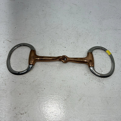 New Congress Leather 5” Eggbutt Copper Snaffle Y-505