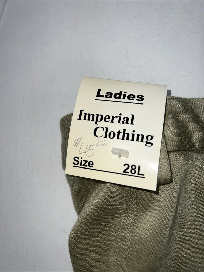 New Women’s Green Imperial Clothing Riding Breeches. 28 L D-86