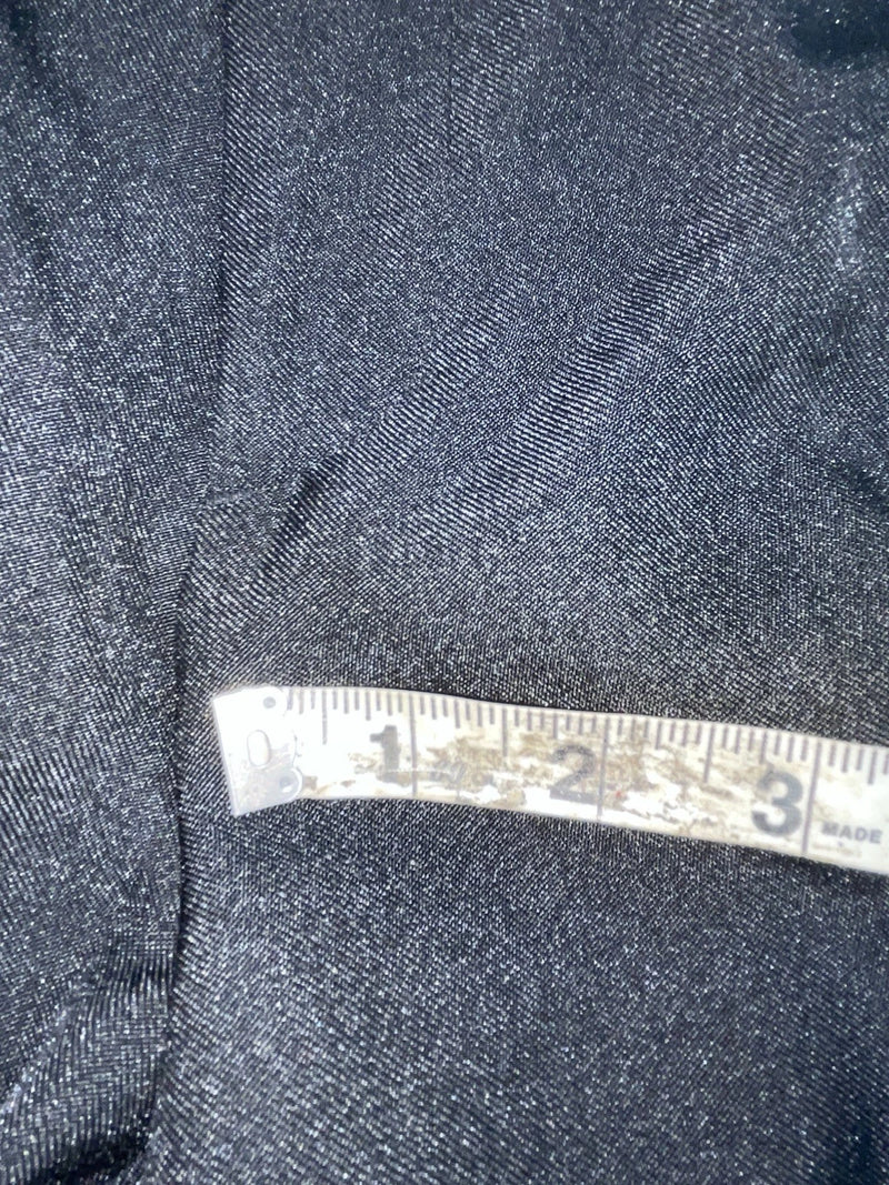 New Vintage Black Circle S Polyester Pants #CP4793 OO-100
