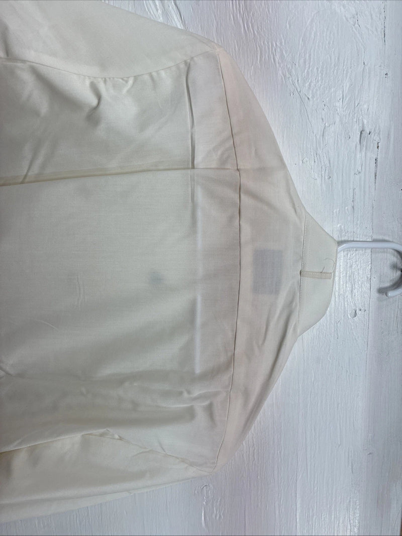 New Classix Yellow Long Sleeve Button up English Short Small X-88