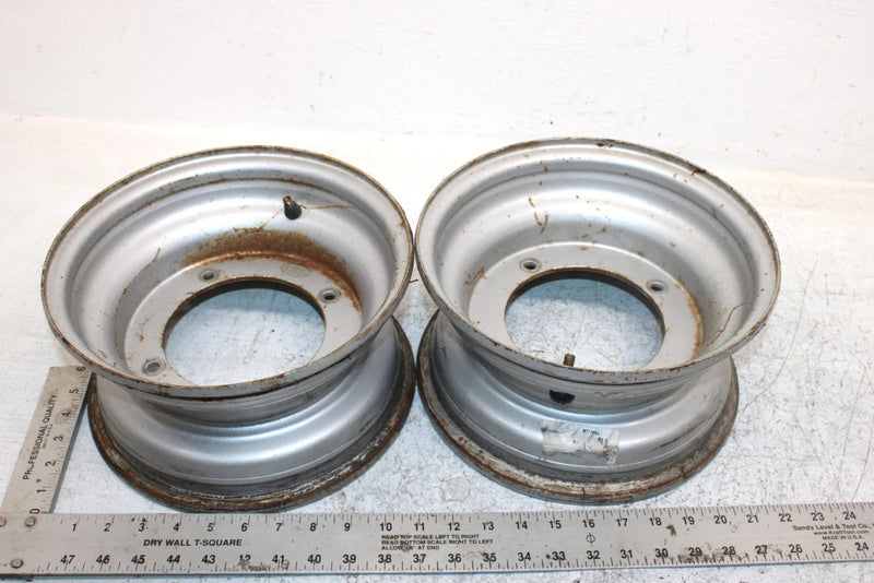 1998 Polaris Xplorer 300 Oem 10x6 Front Wheel Rim Pair 1520175-486 AP180
