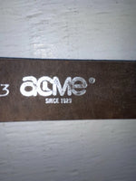 New Brown Genuine Leather Acme 24” Belt #5642 NN-29