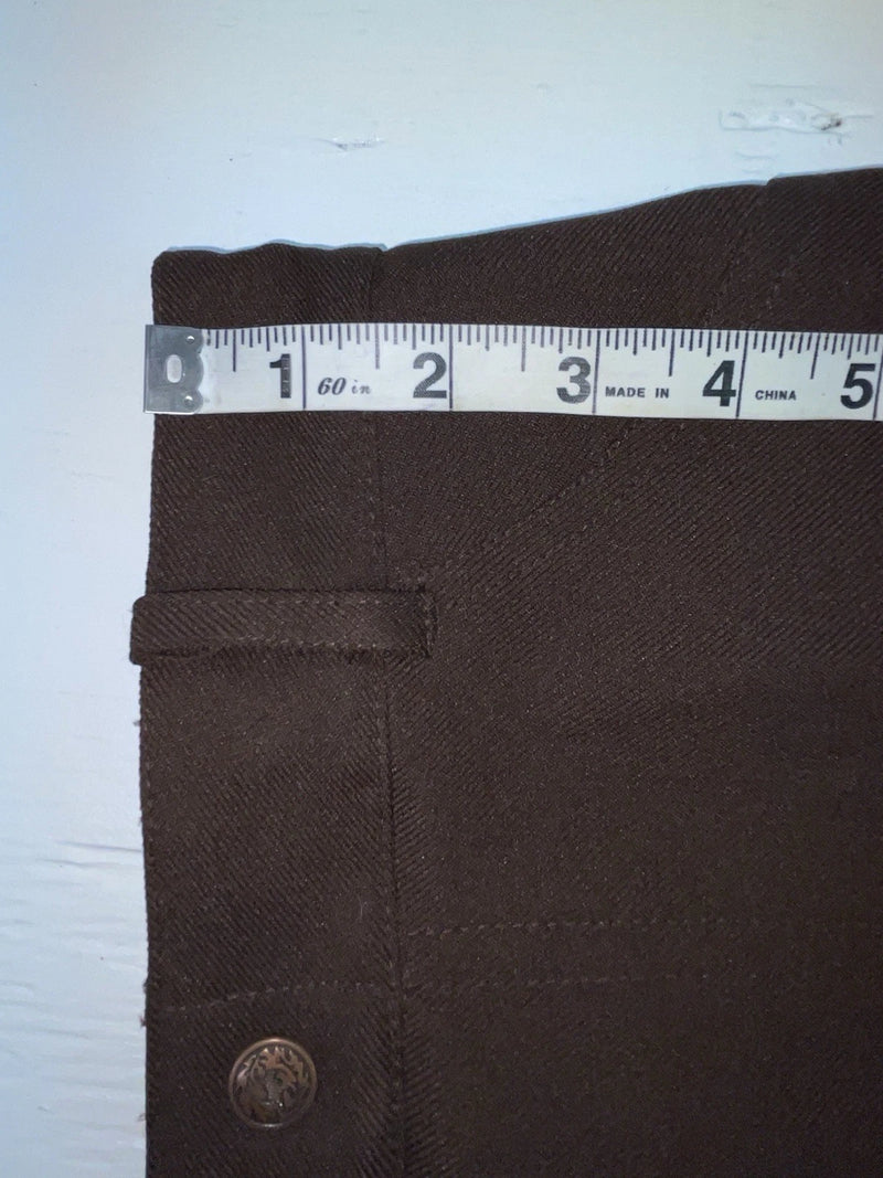 New Vintage Brown Dickson Jenkins Polyester Pants ZZ-47