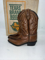 New Children’s Brown Texas Brand Cowboy Boots C191 9 D 24-20