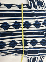 New Men’s Panhandle White Blue Western Shorts Sleeve Polo Shirt Large V-91