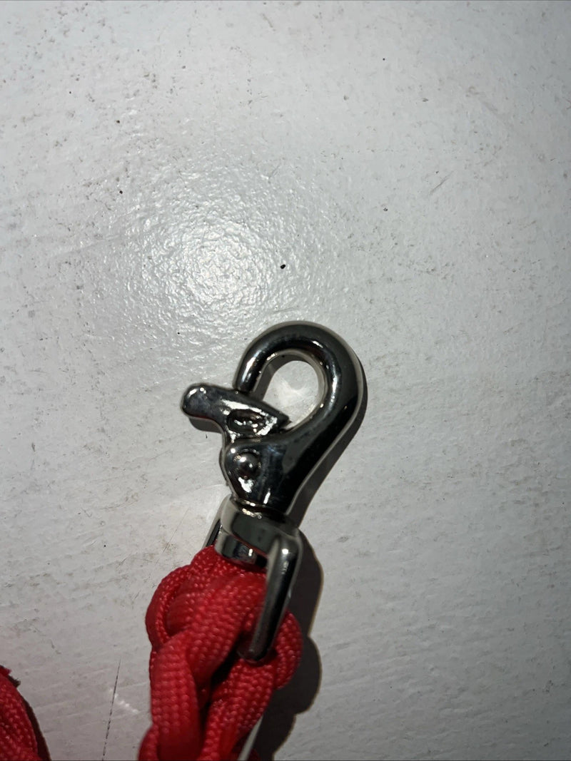 New Tough 1 Red Nylon Braided Reins #54-921 Y-18
