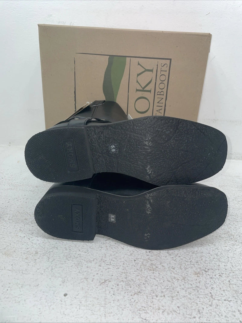 New Men’s Black Smoky Mountain Cowboy Boots. 2405 Y 5.5 5 1/2. 2-75