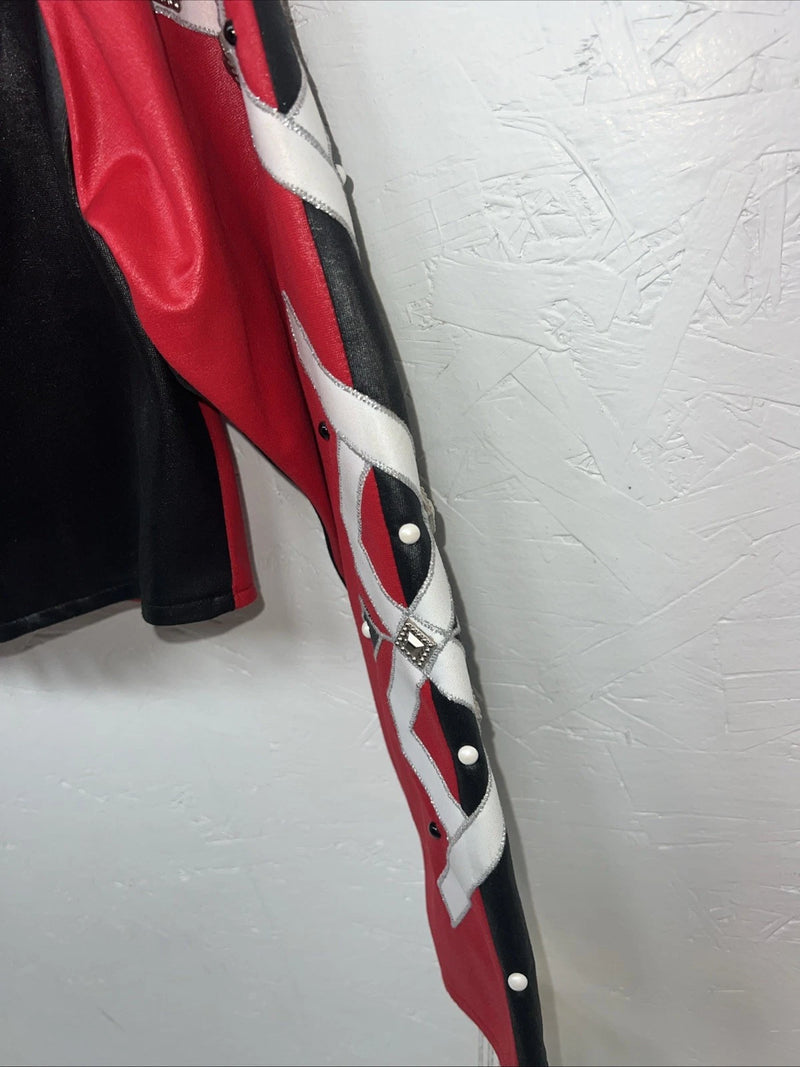 New Women’s 1849 Authentic Ranchwear Red Black Short Show Jacket Medium WW-25