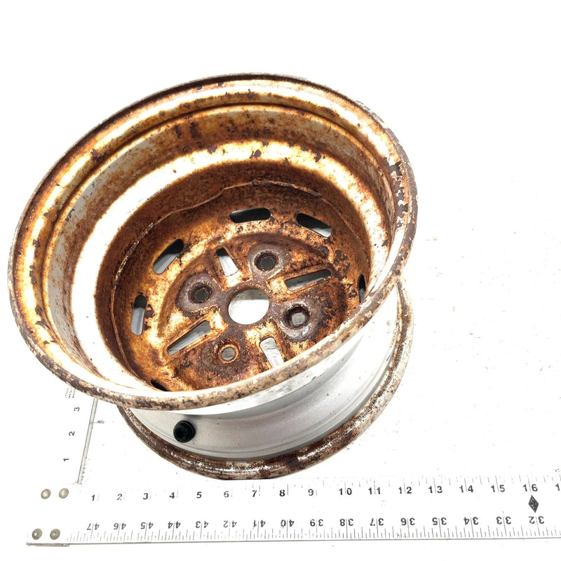 96 Yamaha Big Bear 350 4x4 OEM 12x6.5 Front Wheel Rim 3HN-25180-00-35 AY58