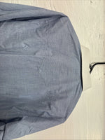 New Men’s Circle A Blue White Long Sleeve Button Up 15 X 34 Medium T-69