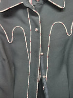 New Women’s Dickson-Jenkins Blue Dress Jacket With Tie 10/32 RR-6